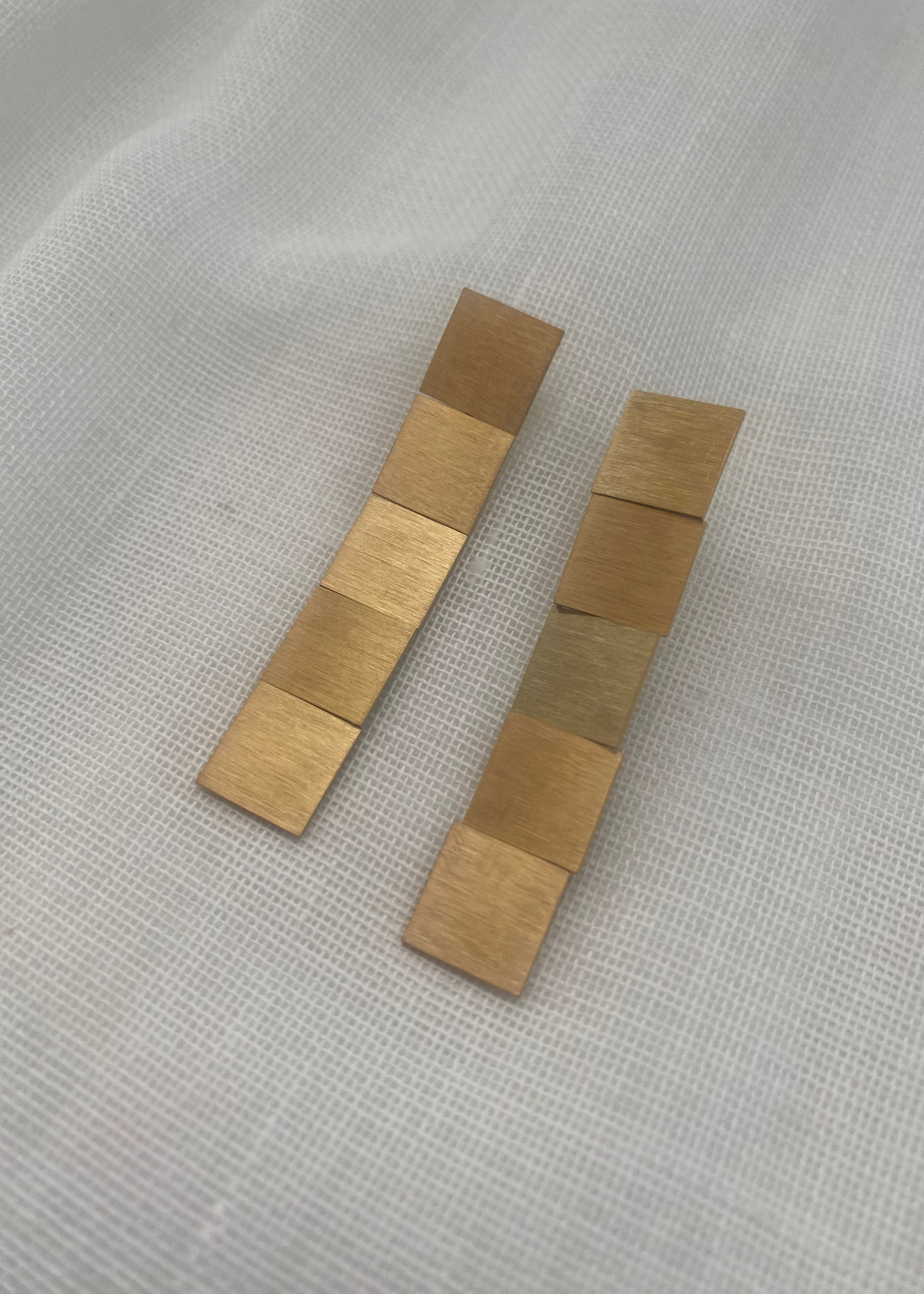 Pendientes cuadraditos