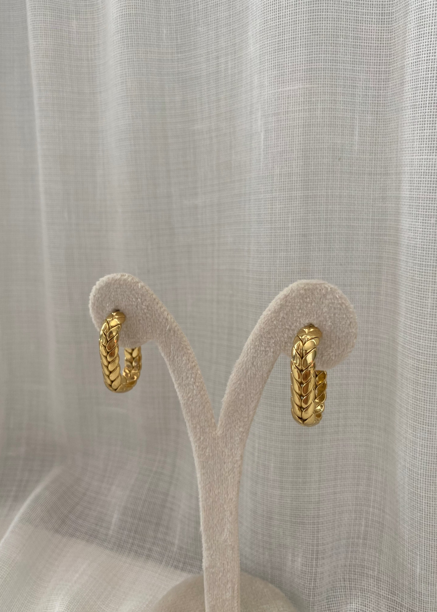 Pendientes trenza