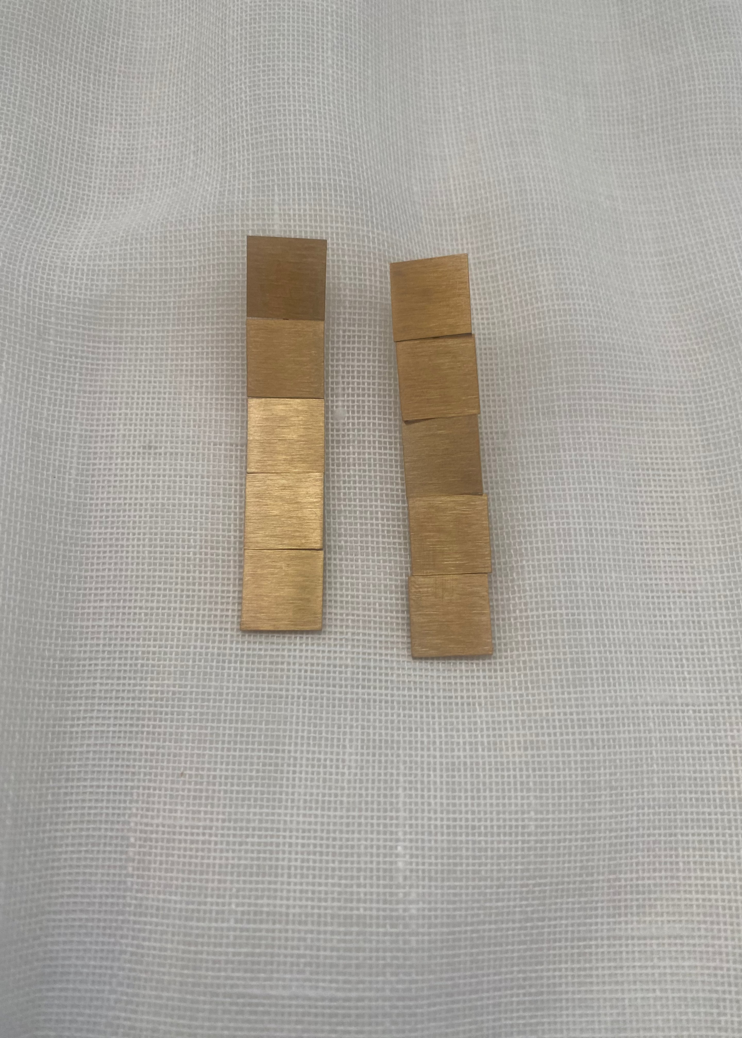 Pendientes cuadraditos