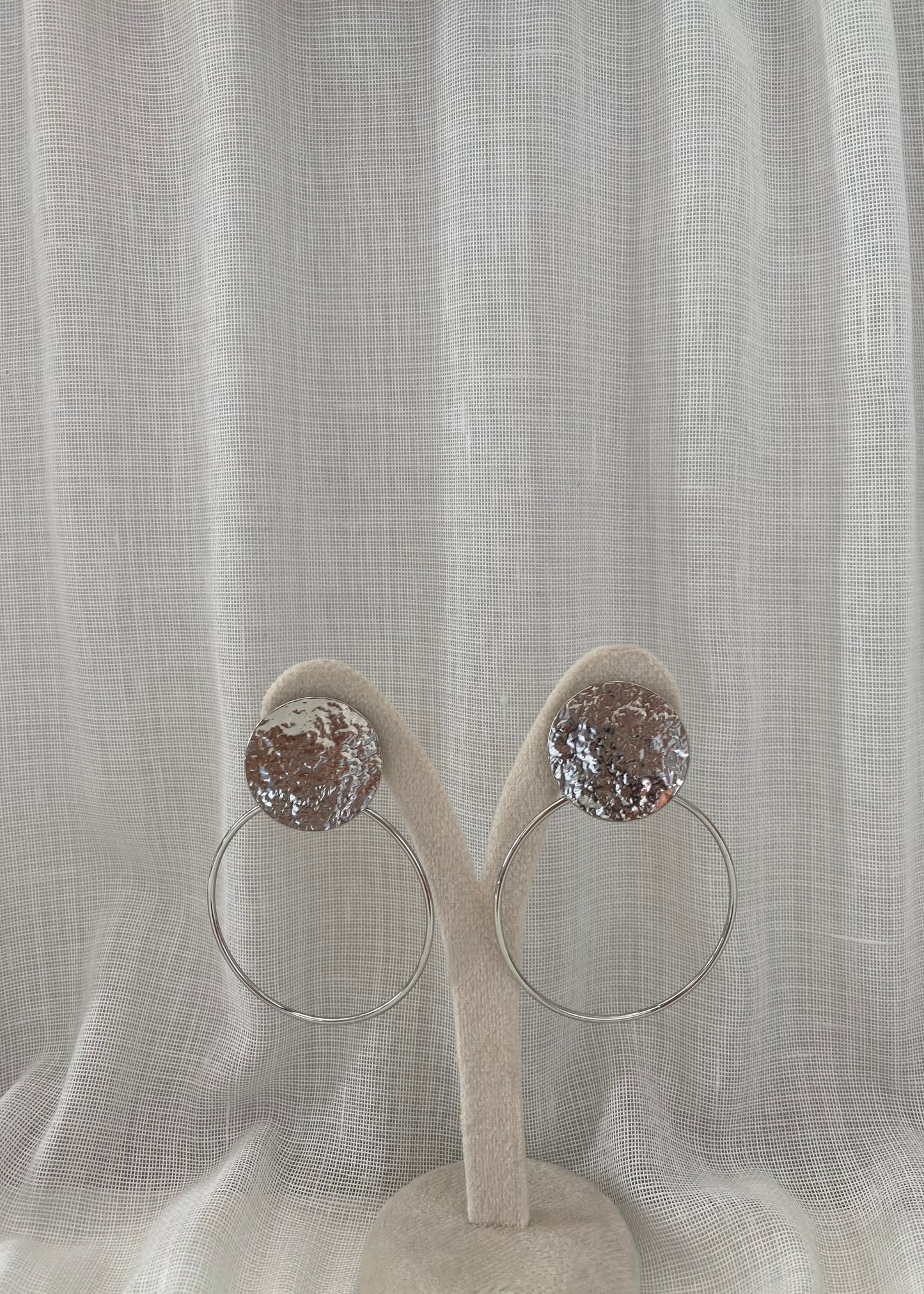 Pendientes medalla colgante