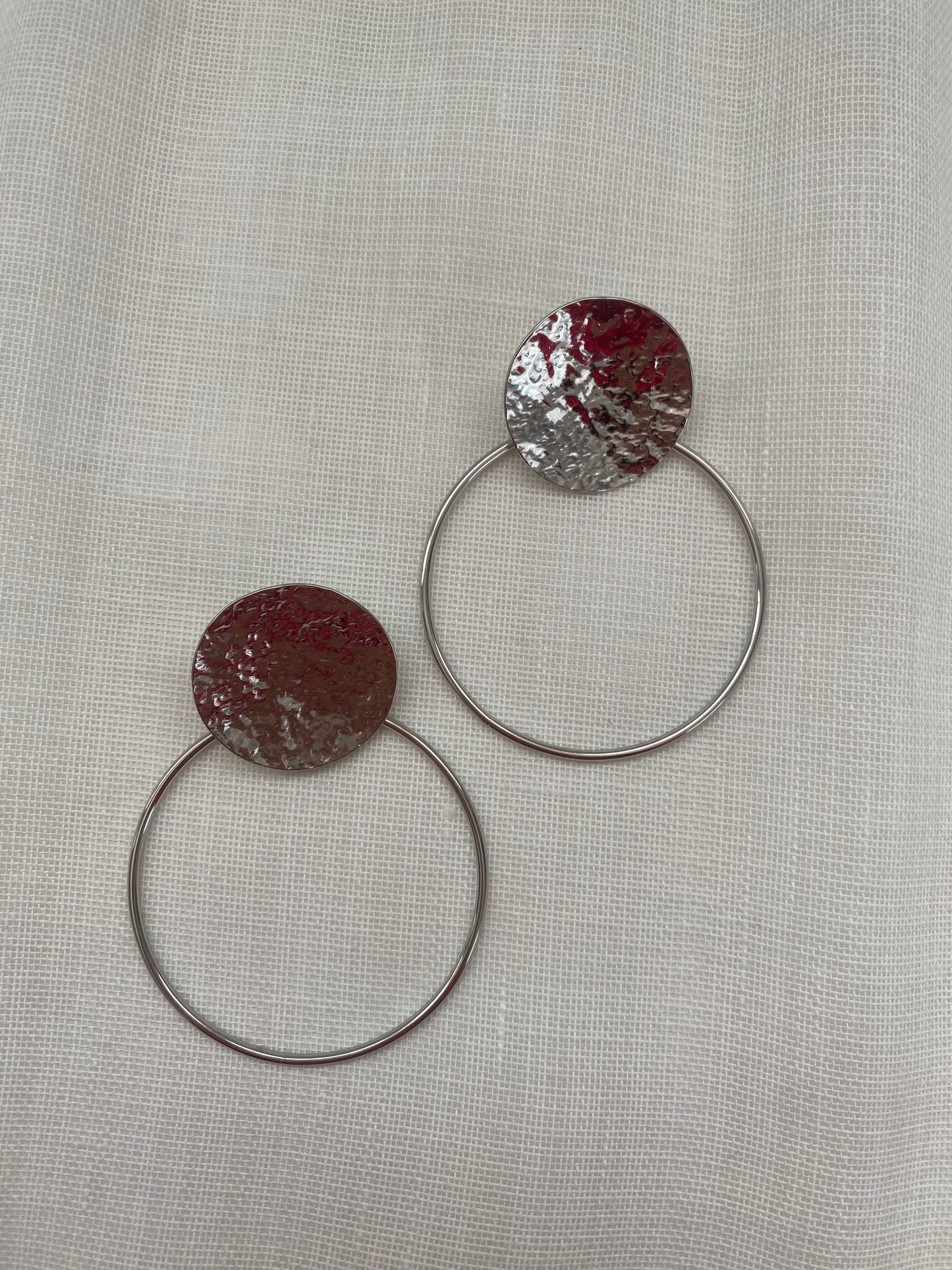 Pendientes medalla colgante