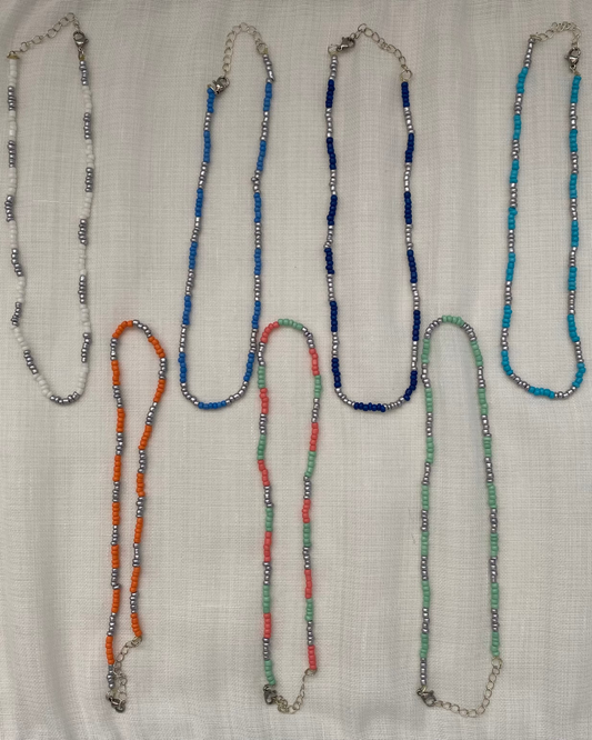 Collar plata y color