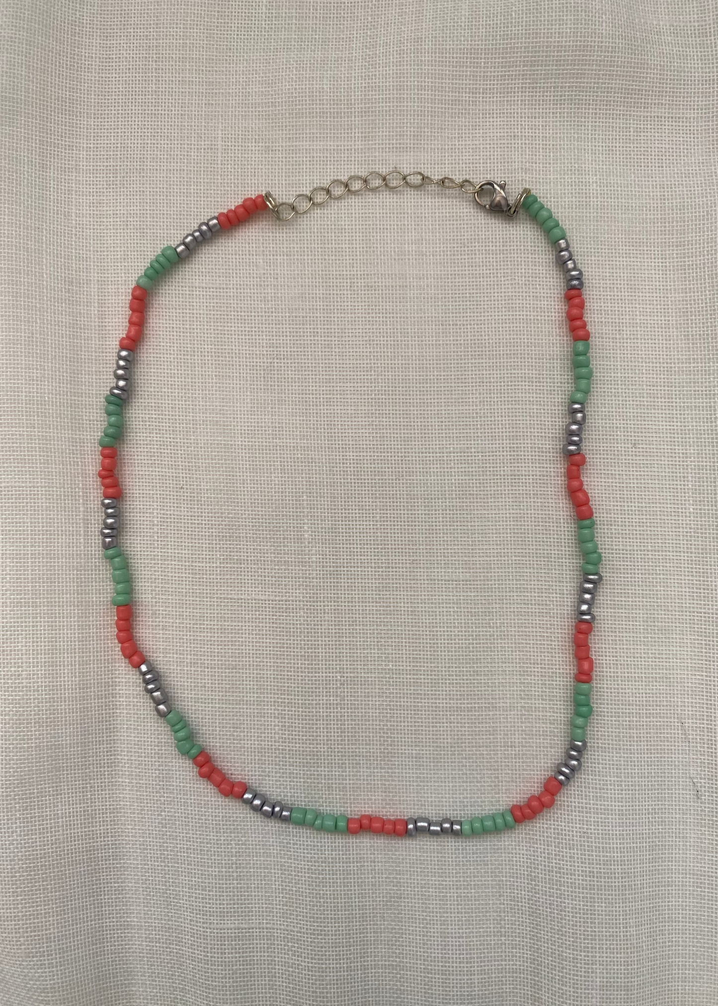 Collar plata y color