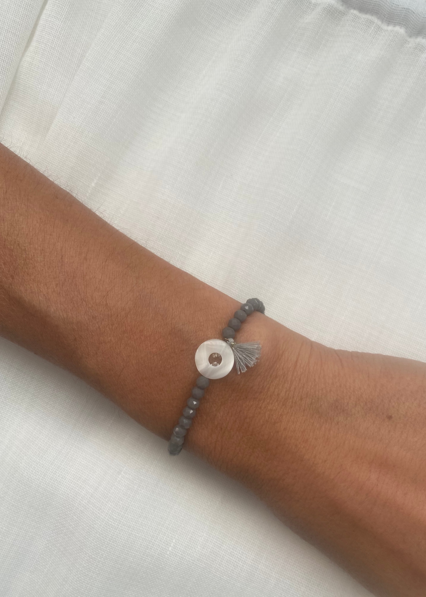 Pulsera aro nácar
