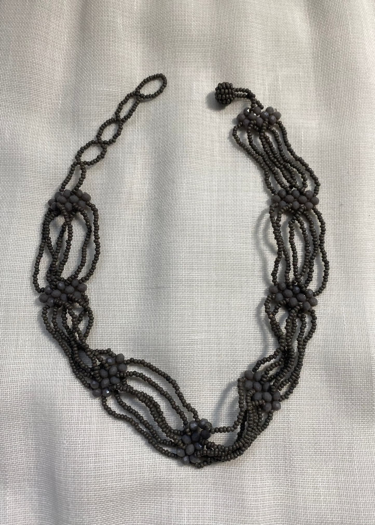 Choker bolitas cristal